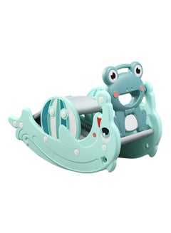JSAITOYS Indoor Plastic 2 In 1 Rocking Horse Slide 102x34x47cm  - Image 1