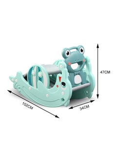 JSAITOYS Indoor Plastic 2 In 1 Rocking Horse Slide 102x34x47cm  - Image 4