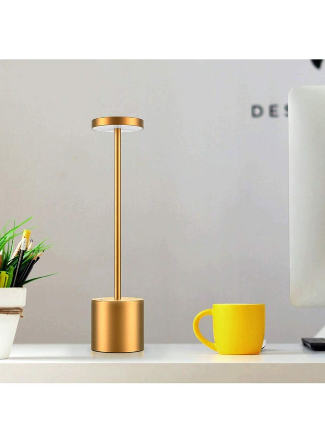 Arabest - Decorative LED Table Lamp Metal Warm lightning Gold 35cm - Image 1