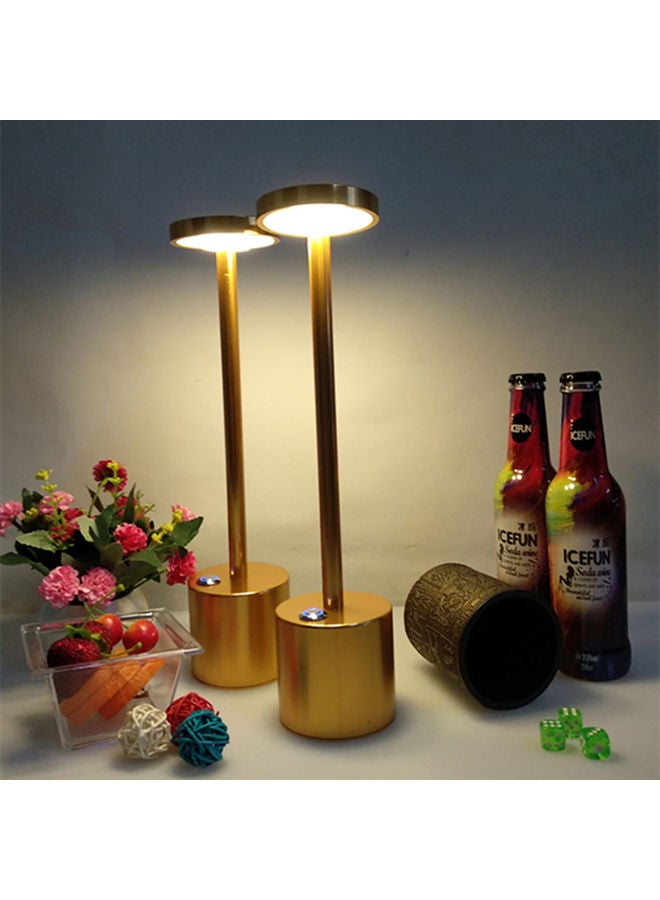 Arabest - Decorative LED Table Lamp Metal Warm lightning Gold 35cm - Image 1
