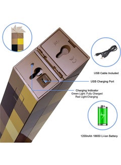 عربست مصباح ليلي محمول يعمل باللمس USB قابل لإعادة الشحن  - Image 4