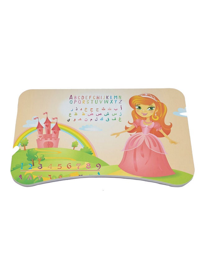 دبيلو تي- إيزي كير Multi-Purpose Study Laptop Table Princess 60x40x28cm - Image 1
