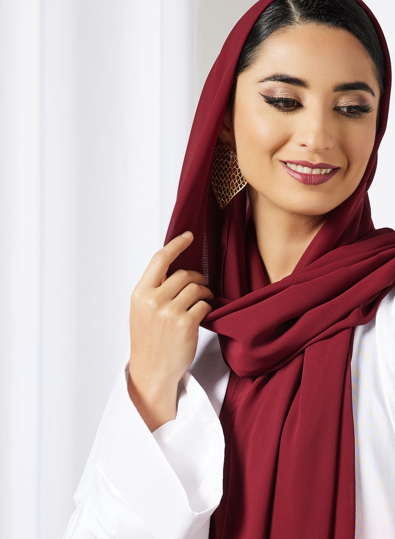 بوسني عباية بيشت داخلية أبيض / رَستي  - Image 3