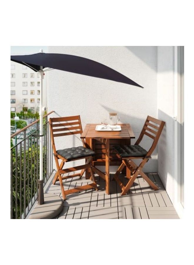 Generic - Fliso Parasol Black 160 x 100cm - Image 1