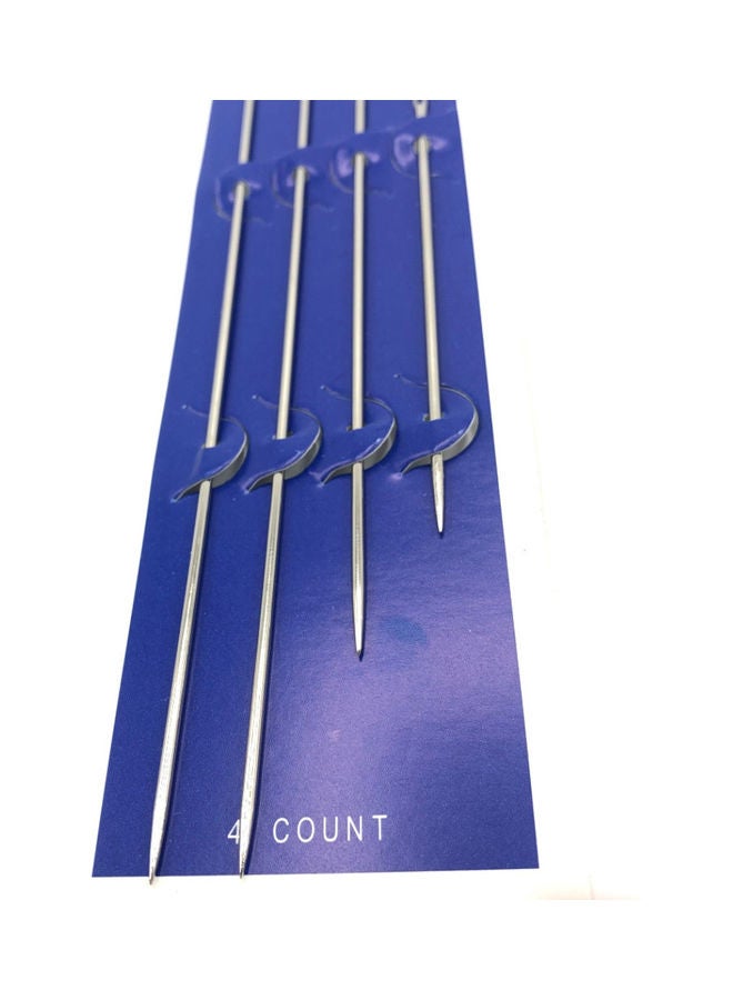 4-Piece Of Mixed Size Needle Set Silver - Image 3