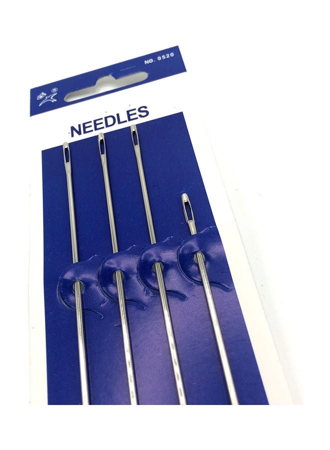 4-Piece Of Mixed Size Needle Set Silver - Image 2