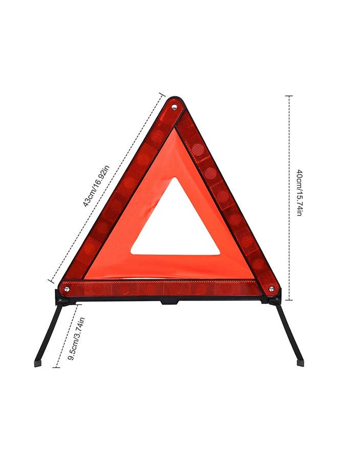 Foldable Emergency Road Warning Triangle