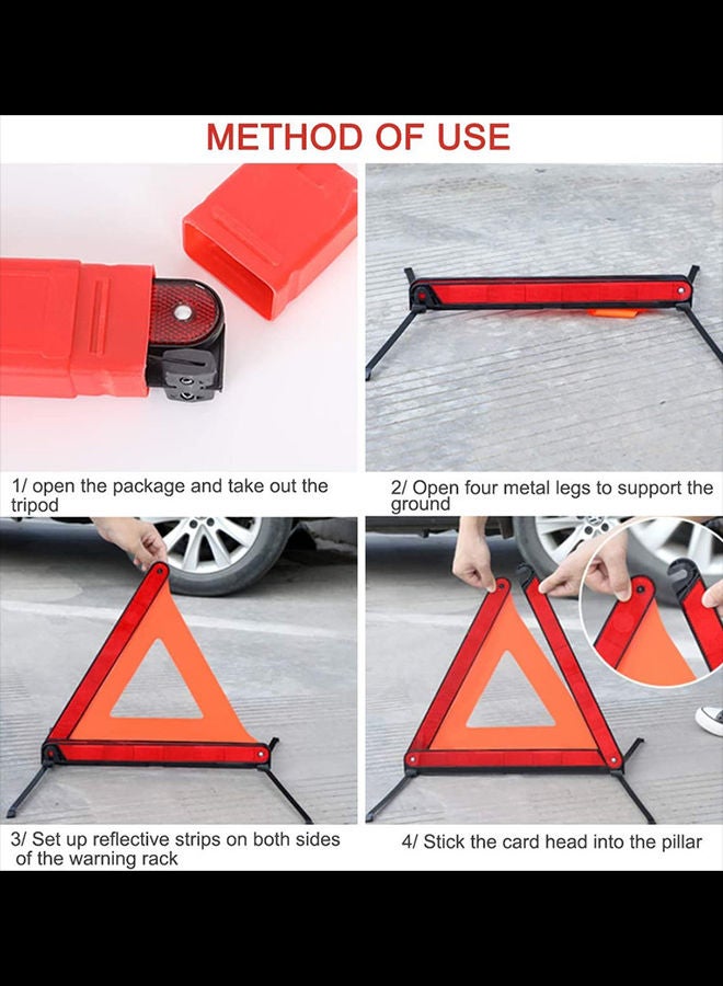 Foldable Emergency Road Warning Triangle