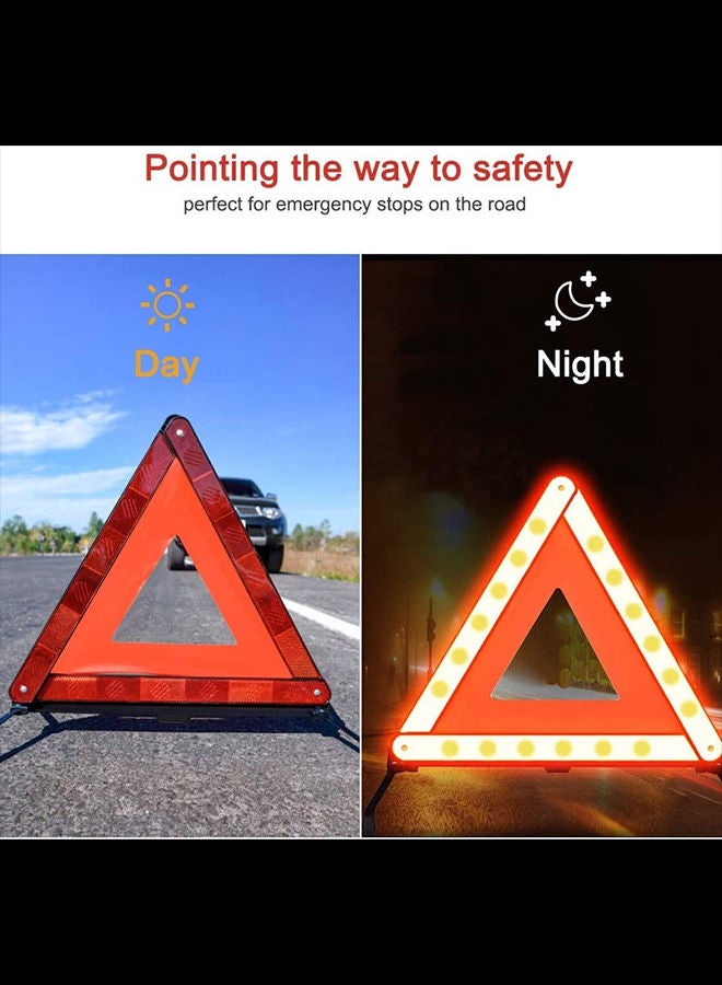 Foldable Emergency Road Warning Triangle