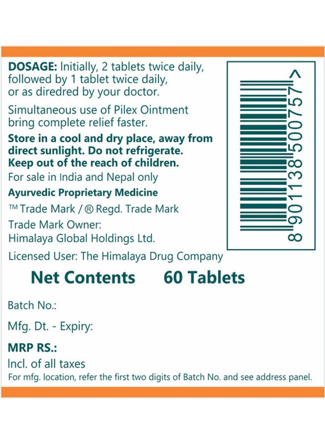 Himalaya - Pilex Tablets - Image 1