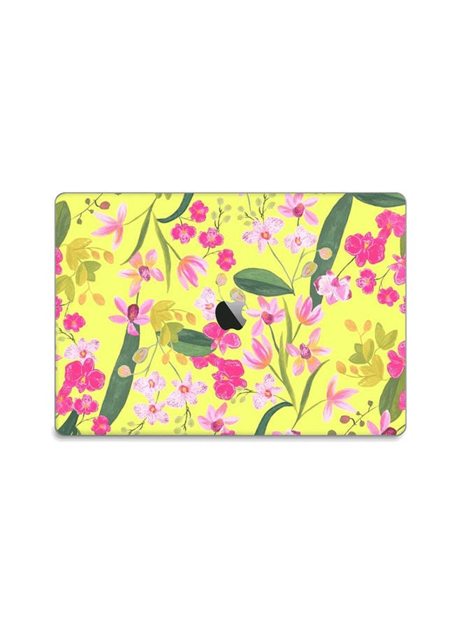 Flowers 1 Skin Cover For Macbook Pro Touch Bar 15 2015 Pink