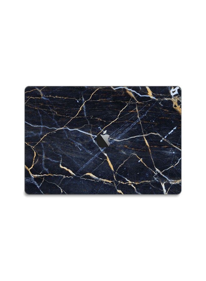 Dark Marble Skin Cover For Macbook Pro Touch Bar 15 2015 Blue