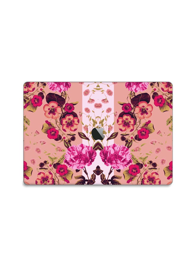 Floral Skin Cover For Macbook Pro Touch Bar 15 2015 Pink