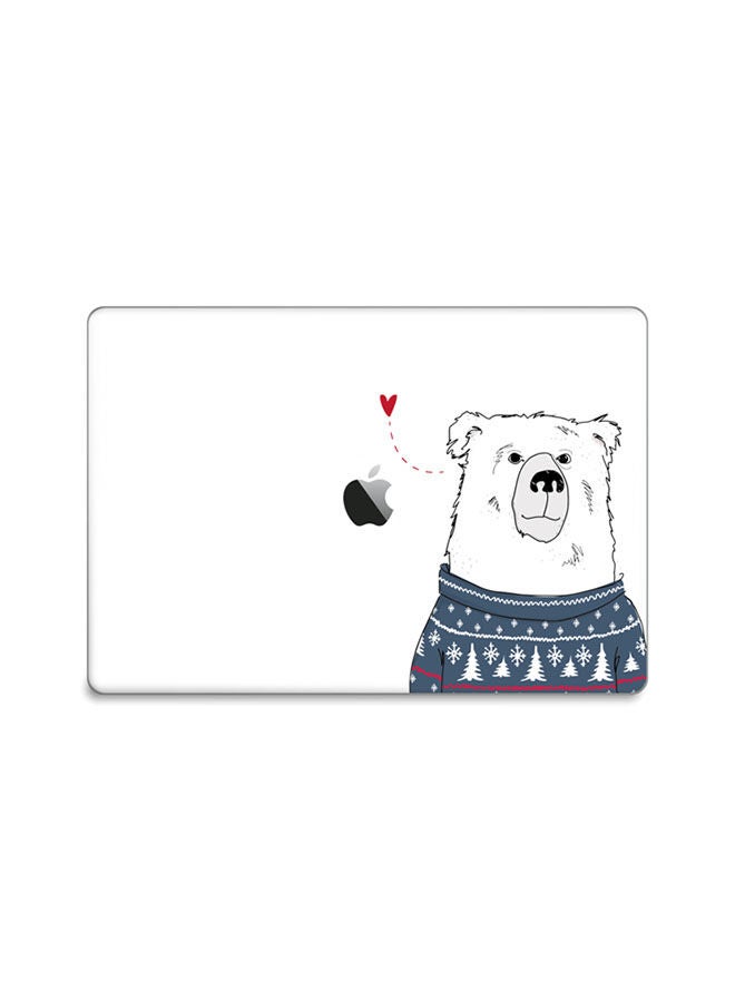 Polar Sweater Bear Skin Cover For Macbook Pro Touch Bar 15 2015 Multicolour 