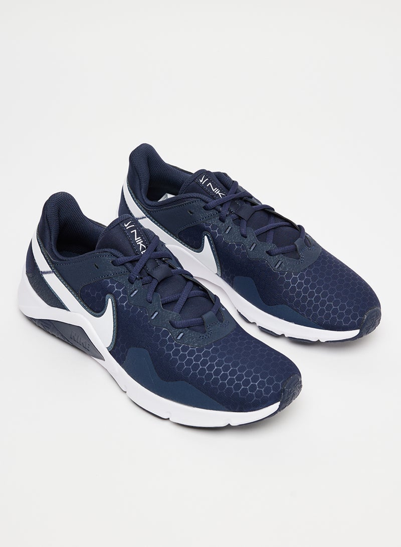 Nike - Legend Essential 2 Training Shoes Navy - Image 1