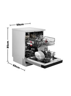 Whirlpool 13-Place Setting Dish Washer 11 L WFE2B19XUK Grey  - Image 5