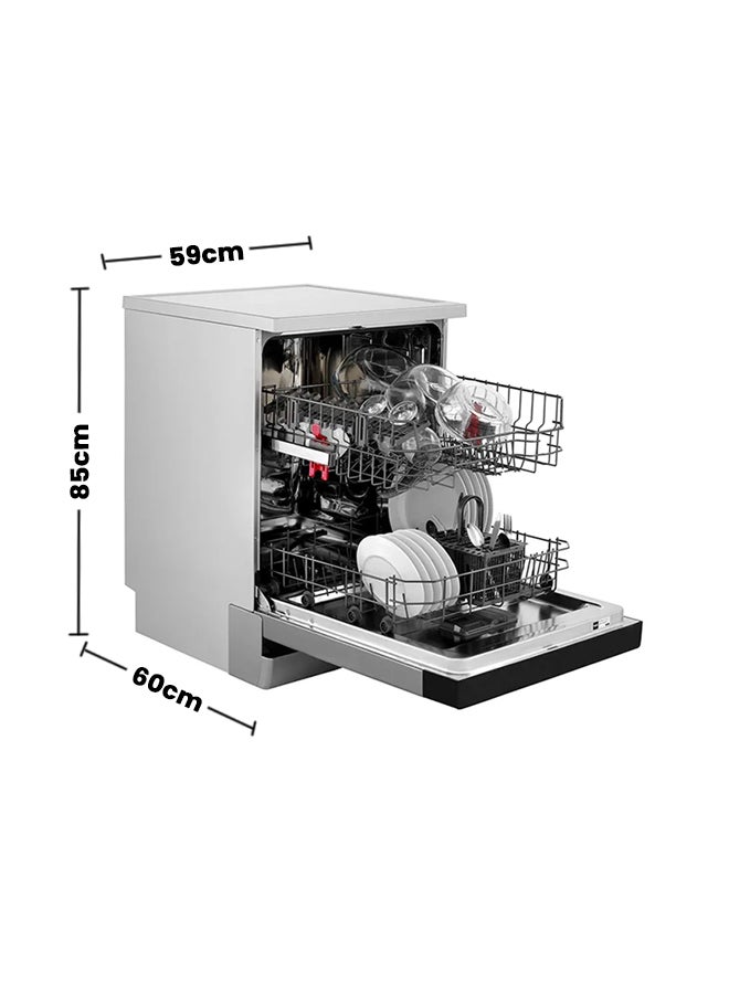 Whirlpool 13-Place Setting Dish Washer 11 L WFE2B19XUK Grey - Image 5