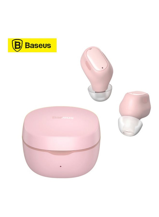 Baseus Mini True Wireless Earphones Pink - Image 1