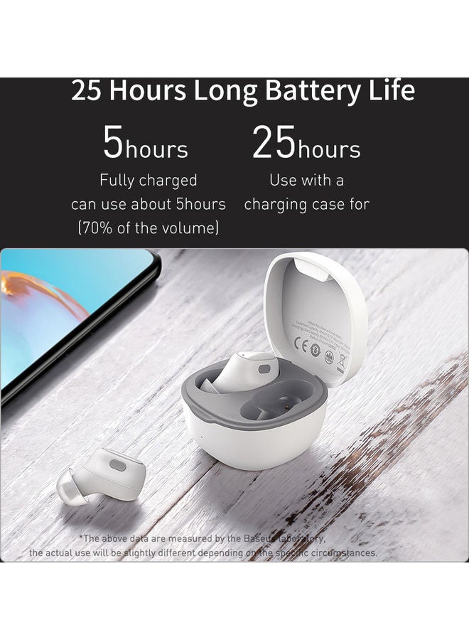 Baseus Mini True Wireless Earphones Pink - Image 2