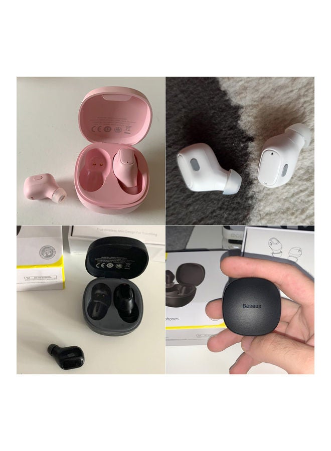 Baseus Mini True Wireless Earphones Pink - Image 3