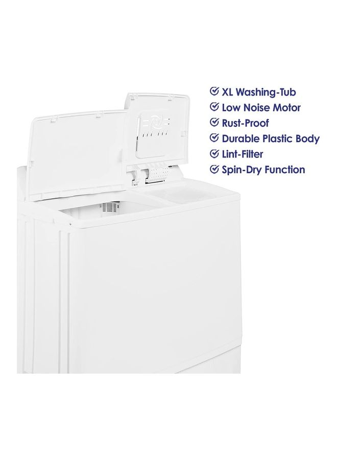 SUPER GENERAL Semi Automatic Top Loading Washing Machine SGW150N White  - Image 4