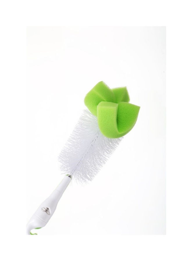 amchi baby - Bottle And Nipple Cleaning Soft Brush With Sponge, Hook - Image 1