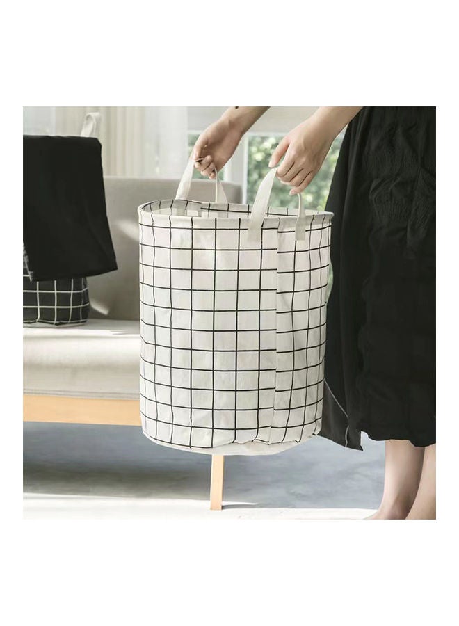 Deo King Foldable Laundry Basket White 40x34cm - Image 4