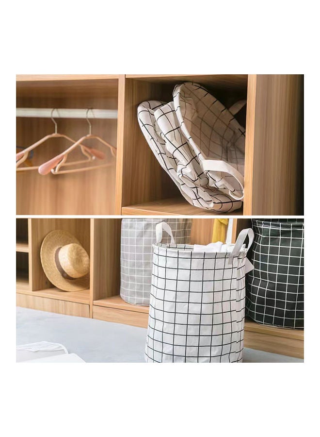 Deo King Foldable Laundry Basket White 40x34cm - Image 5