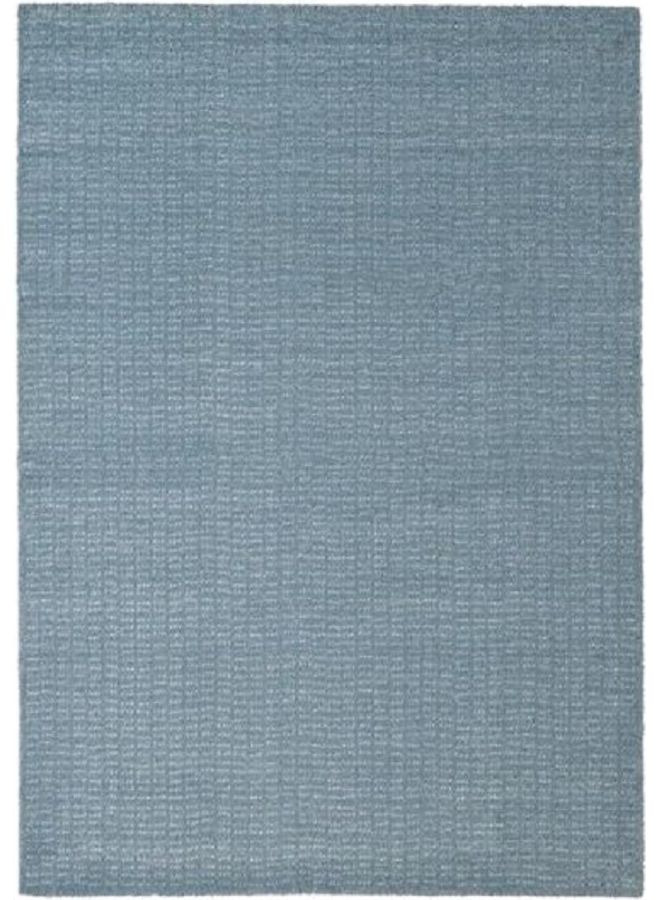 Langsted Low Pile Rug Light Blue 60 x 90cm - Image 1
