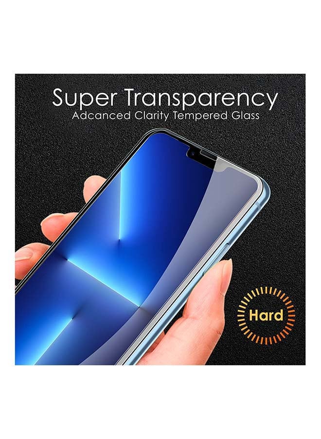 Muzz Pack Of 3 Tempered Glass Screen Protector For Apple iPhone 13 Pro Max 6.7 Inch Clear - Image 3