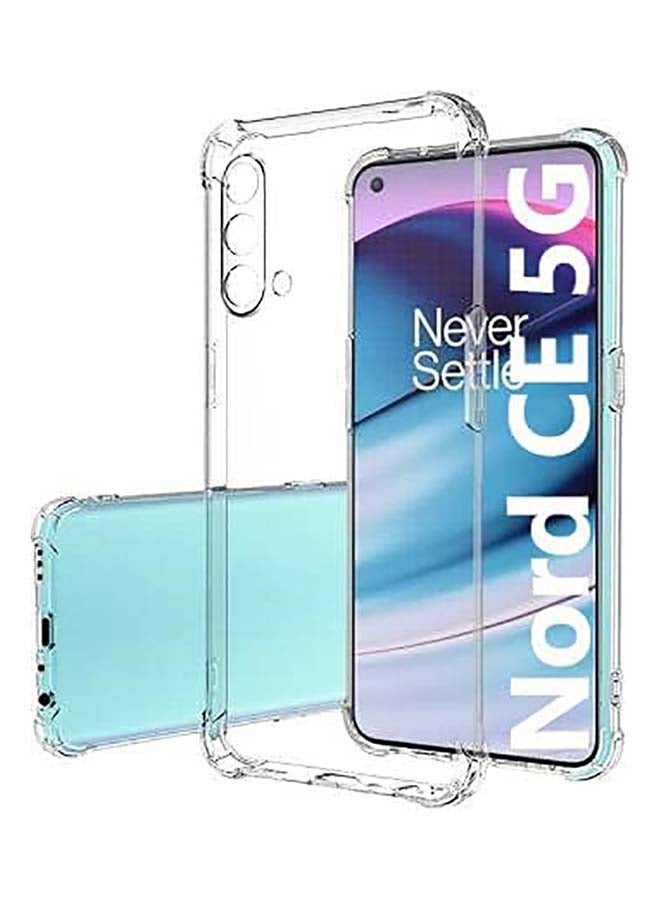Muzz Soft TPU Anti-Dust Plugs Protection Protect Back Case Cover for OnePlus Nord CE 5G Clear  - Image 1