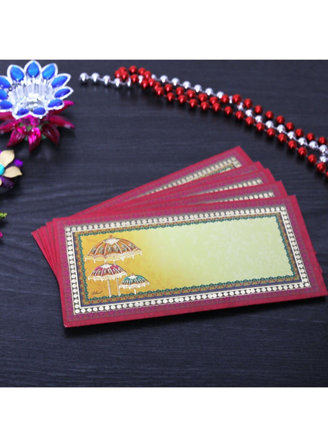 5-Piece Gift Envelopes Multicolour