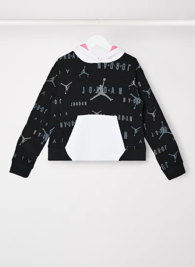 Jordan Girls Plus Size Pullover Hoodie Black