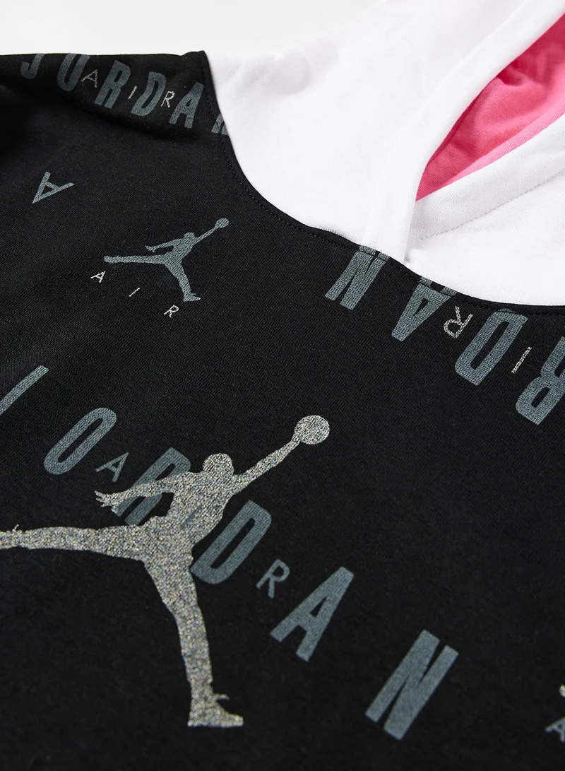 Jordan Girls Plus Size Pullover Hoodie Black