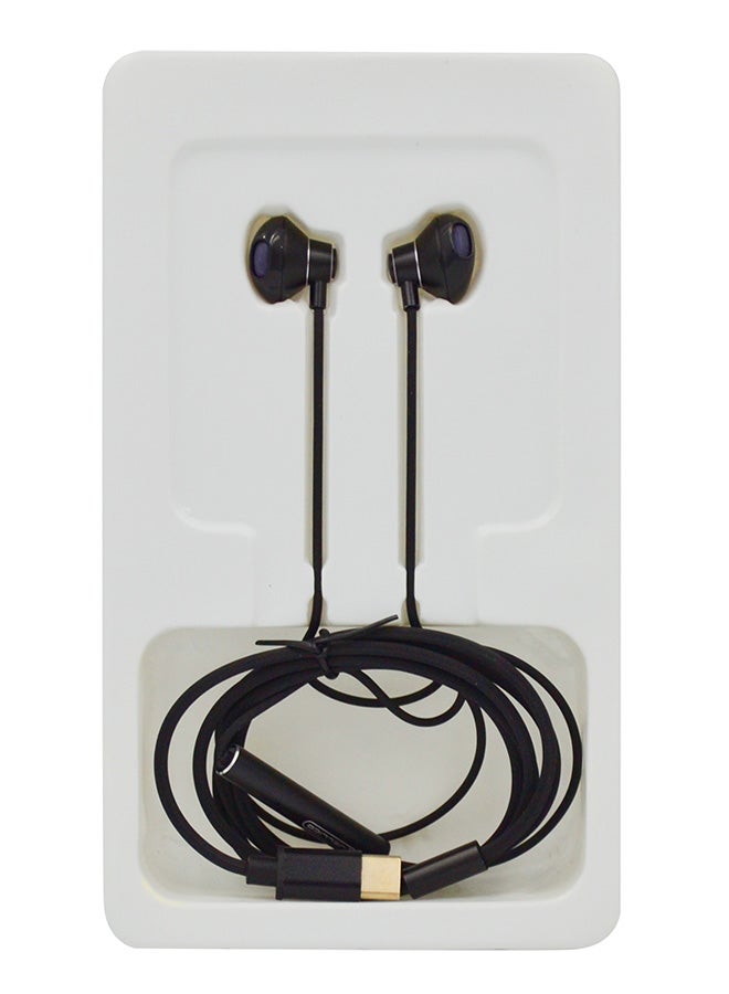 Jellico - Type-C In-Ear Earphones With Microphone Black - Image 1