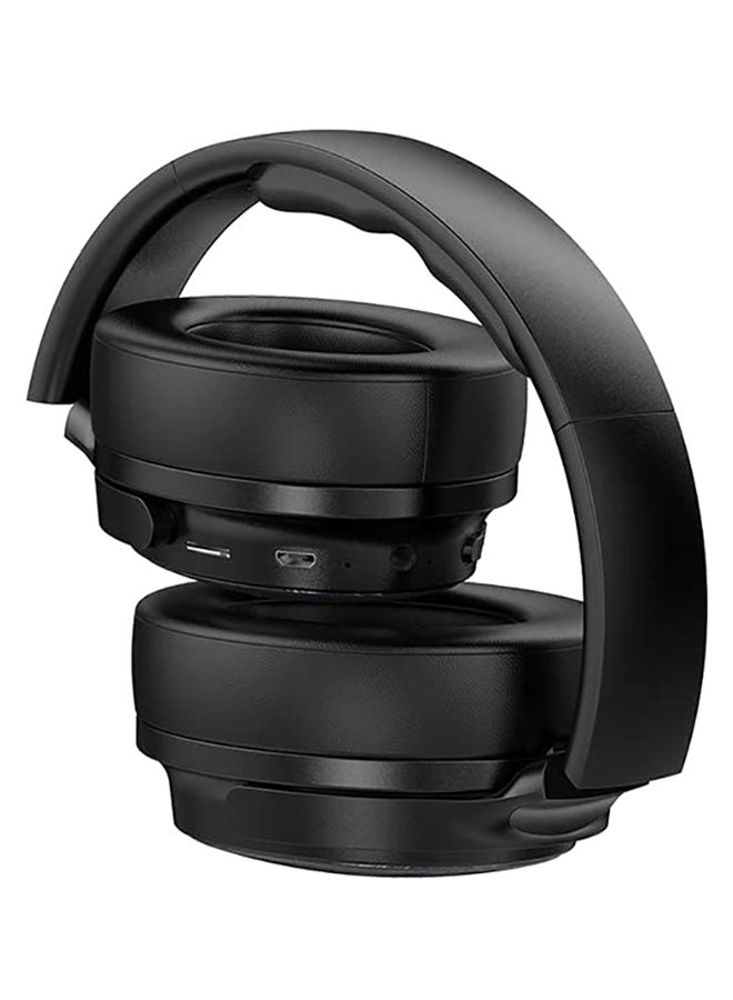 Perfect Bluetooth Wireless On-Ear Headphones With Microphone Black - Image 3