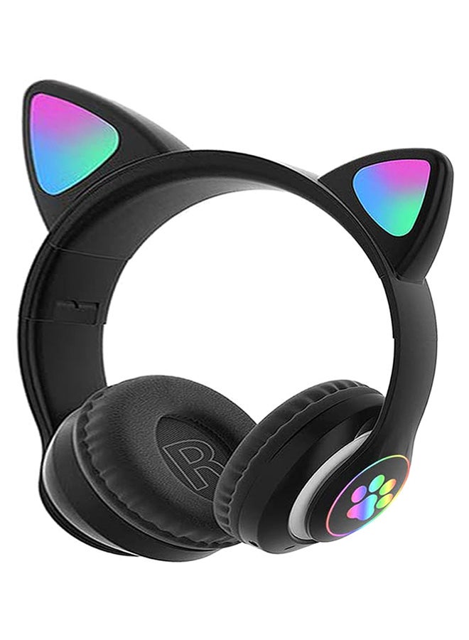 Perfect Bluetooth Wireless On-Ear Headphones With Microphone Black - Image 2