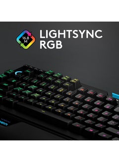 Logitech G910 Orion Spectrum Illuminated Mechanical Gaming Keyboard, RGB Backlit Keys, Romer-G Tactile Key Switches, 9 Programmable G-Keys, Arx Dual Display Technology  - Image 3