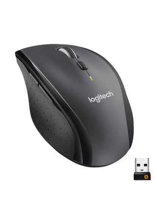M705 Marathon Wireless Mouse, 2.4 GHz With USB Unifying Mini-Receiver, 1000 DPI Laser Grade Tracking, 7-Buttons, Extra Thumb Buttons, 3-Year Battery Life, PC / Mac / Laptop Black - v1641551578/N11411551A_1