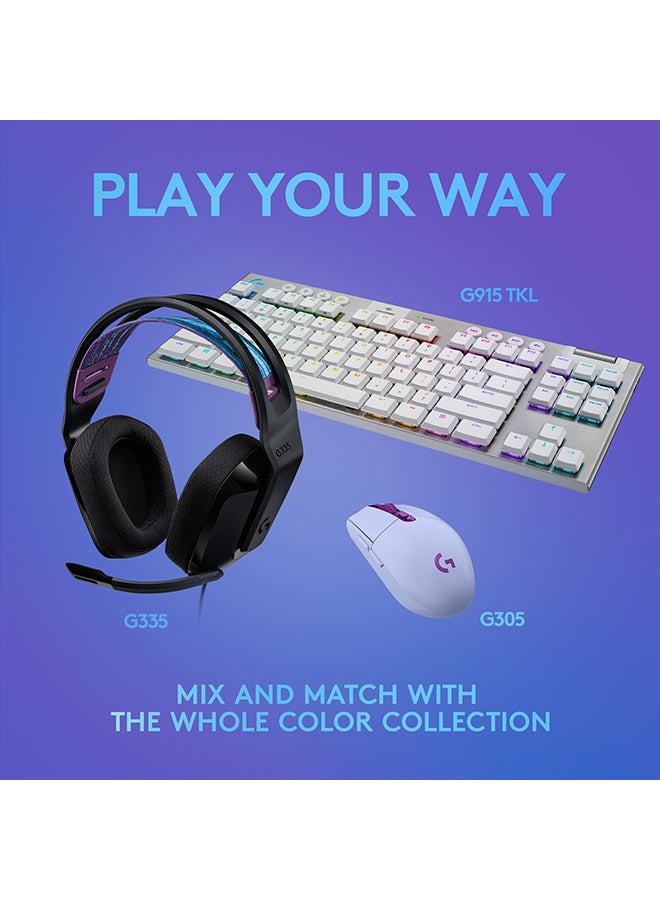 Logitech - G335 Wired Gaming Headset With Flip to Mute Microphone, 3.5mm Audio Jack, Memory Foam Earpads, Lightweight, Compatible with PC, PlayStation, Xbox - Image 1