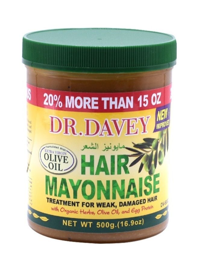 DR. DAVEY Hair Mayonnaise Brown/Green 500grams  - Image 1