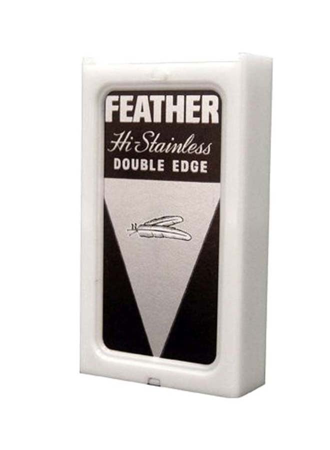 Feather Safety Razor - Double Edge Razor Blades Silver - Image 1