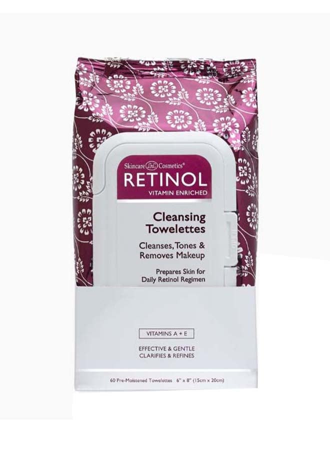 RETINOL - 60-Piece Cleansing Towelettes - Image 1
