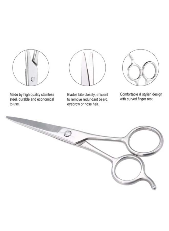 Shaving Shears Hair Trimmer Scissor Silver - Image 3