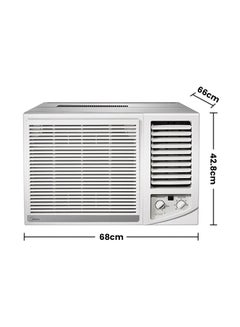 Midea Super Quiet Window AC 2246 W MWT2F-18CM White  - Image 2