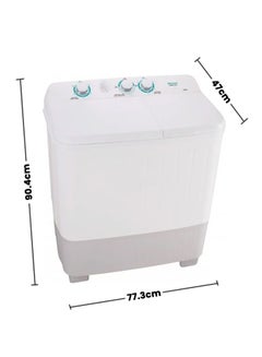 Hisense Twin Tub Washing Machine 220 W XPB80-5001 White/Grey  - Image 2