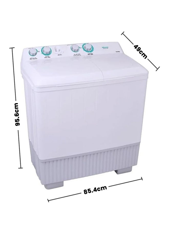 هايسنس غسالة بحوضين 220 W XPB100-SXA14 أبيض/ أسود  - Image 2