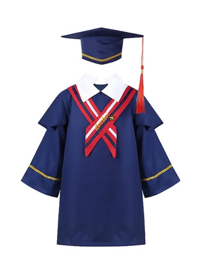 MissTiara Kids Graduation Role Pretend Play Costume With Cap  - Image 1