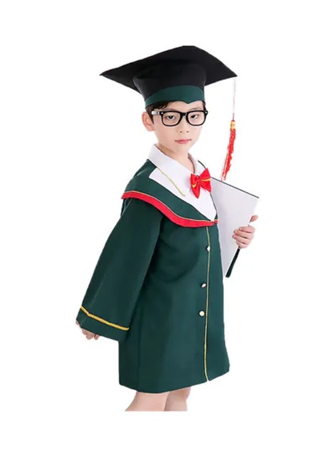 MissTiara Kids Graduation Role Pretend Play Costume With Cap  - Image 2