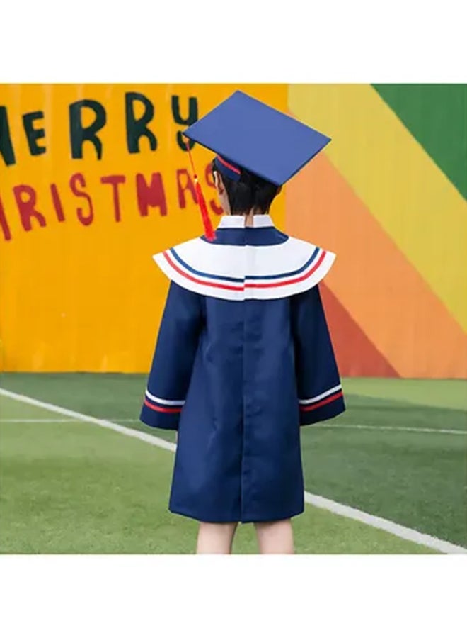MissTiara Kids Graduation Role Pretend Play Costume With Cap  - Image 3